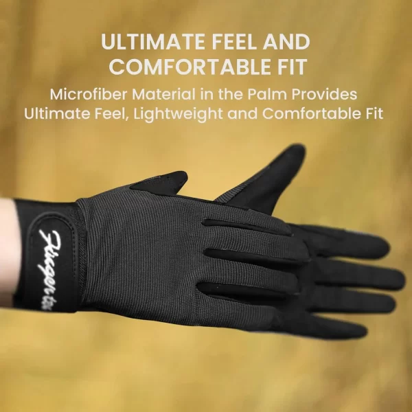 Horse Riding Gloves Equestrian for Girls and Boys Mesh Breathable Lightweight, Multiple colors and sizes available - Image 6
