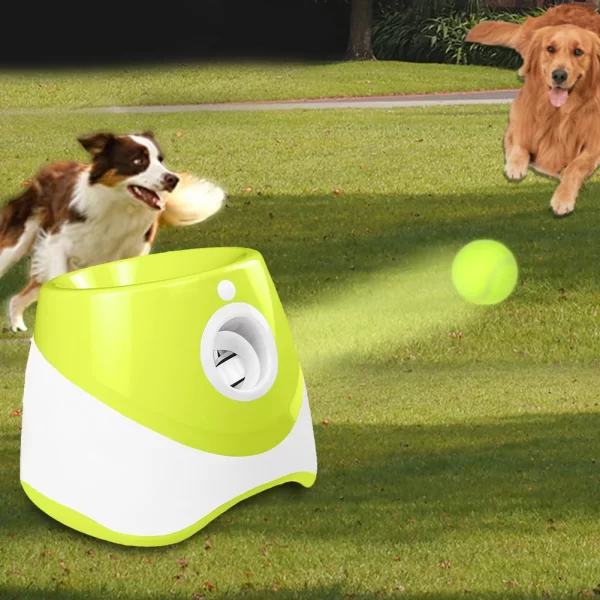 Dog Tennis Launcher Automatic Ball Launcher Throwing Machine Catapult Pet Toys Fun Interactive Throw Rechargable Catapult - Image 2