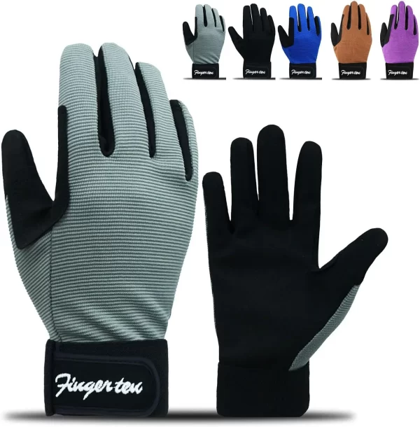 Horse Riding Gloves Equestrian for Girls and Boys Mesh Breathable Lightweight, Multiple colors and sizes available - Image 9