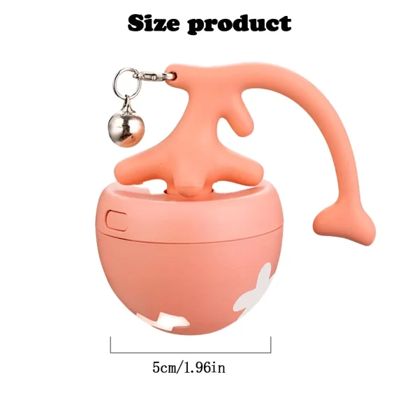 Pet toy fish bone spinning ball for cats to relieve boredom, automatic electric cat teasing toy ball - Image 6