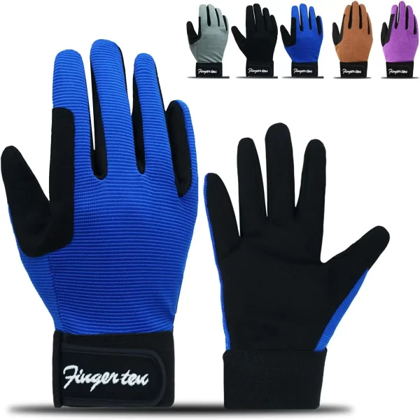 Horse Riding Gloves Equestrian for Girls and Boys Mesh Breathable Lightweight, Multiple colors and sizes available - Image 10