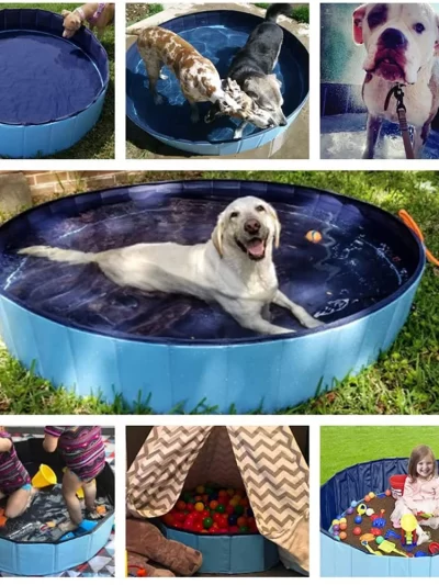 Dog Swimming Pool Portable Plastic Pool Grooming Tub Bathing Scratch Resistance Pet Pools Bathtub for Dogs