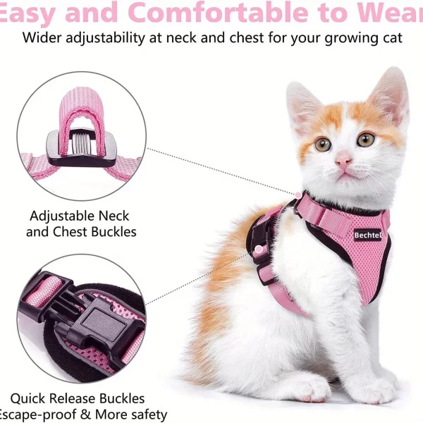 Cat Harness and Non-Slip Adjustable Leash - Image 3