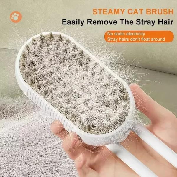 Pet Steam Brush Steam Cats Comb Electric Sprayer for Massage Wool Cat Brush Vaporizer Hair Removal Grooming Pets Accessories - Image 5