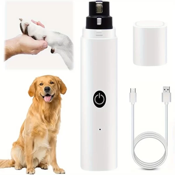 Dog Nail Grinder - Dog Nail Grinder with 3 Grinding Ports - Silent Rechargeable Electric Nail Trimmer for Small to Large Dogs - Image 7