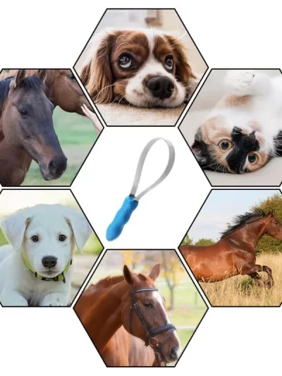 Pet Dog Horse Metal Sweat Scraper Shedding Blade Brush Grooming Hair Care Tool Horse Grooming Tool Cleaning Pet Products