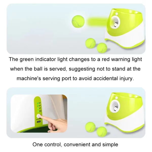 Dog Tennis Launcher Automatic Ball Launcher Throwing Machine Catapult Pet Toys Fun Interactive Throw Rechargable Catapult - Image 6