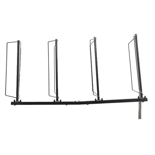2 Sets Saddle Rack Wall Mounted Heavy Duty 4 Tier Horse Saddle Hanging Stand - Image 4