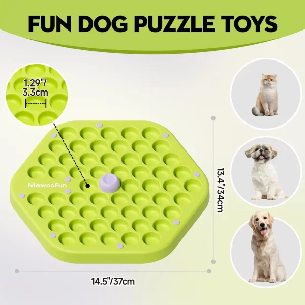 MEWOOFUN Level 4 Dog Puzzle Toy Enrichment Toys for Dogs IQ Training Dog Slow Feeder Interactive Toys for All Breeds - Image 8