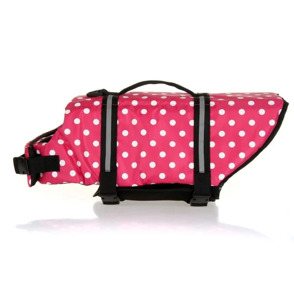 Ripstop Reflective & Adjustable Life Jacket for Dogs with Rescue Handle for Swimming - Image 7