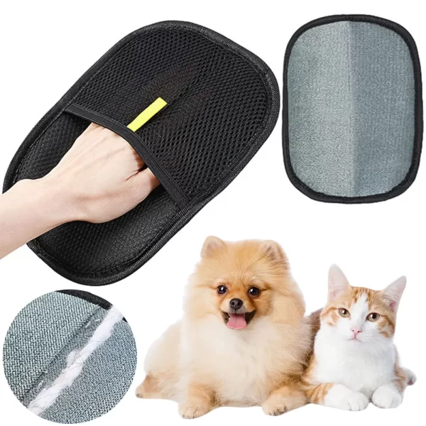 Pet Grooming equipment Gloves Deshedding Glove pet hair remover glove for Dog Cat Rabbit Accessories with Long/Short/Curly Hair - Image 4