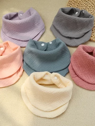 Cotton Washable Dog Bandanas Scarf Bowties Collar Pet Square Bib Pet Bandanas Dog Accessories