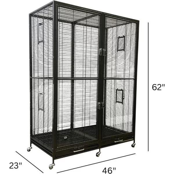 Exotic Borneo Small Animal house - for Sugar Gliders, Squirrels, Marmosets & Other Small Pets - Image 4