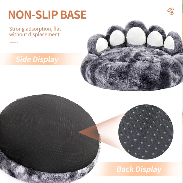 Cozy Comfy Pet Dog Bed Paw Shape Warm Dog Bed Cushion for Your Furry Friend Fluffy Dog Bed Cat Mat Deep Sleeping Warm Thickened - Image 5