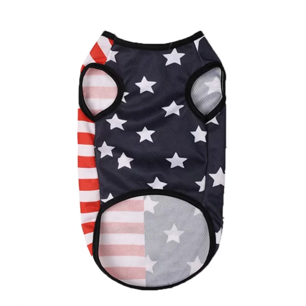American Flag Patriotic Dog Bandana Scarf Set with Bow Tie Adjustable Pet Neckerchief for Small Medium Large Dogs Cats - Image 2