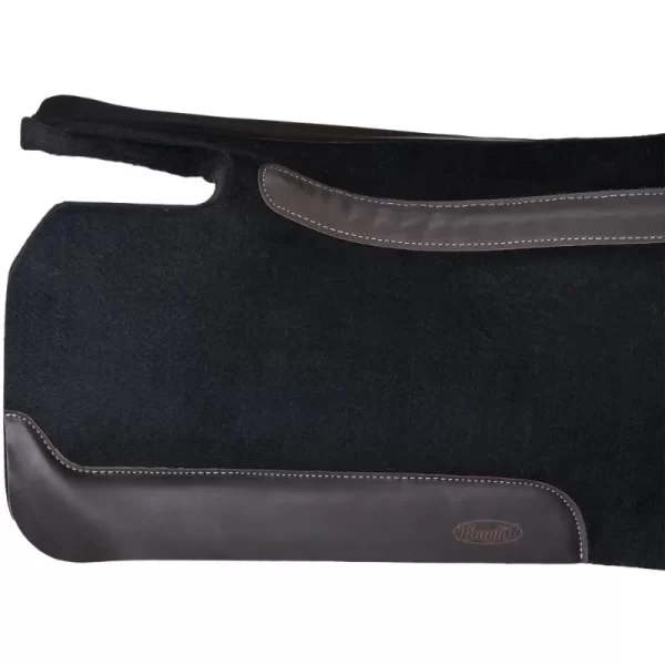 Tough 1 Contour Felt Cutback Saddle Pad Black - Image 4