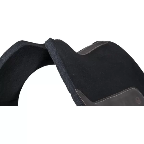 Tough 1 Contour Felt Cutback Saddle Pad Black - Image 3