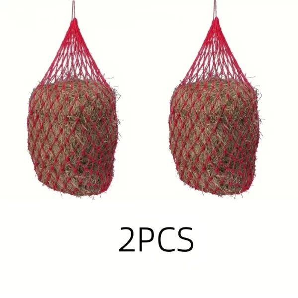 (2pcs) Horse Hay Net, Slow Feed Hay Bag, Feeding Net for horse, sheep, donkey, goat and more - Image 9