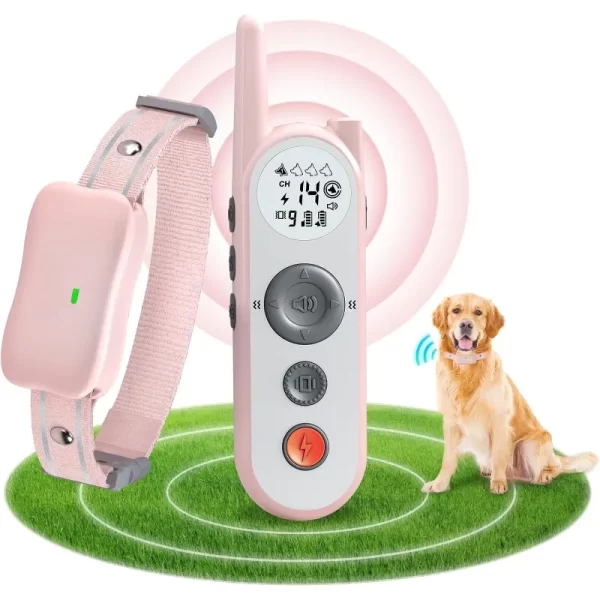 Wireless Dog Fence System - 3500ft Range, 6000ft Remote Training Collar 2-in-1, Rechargeable, IPX7 Waterproof - Image 2