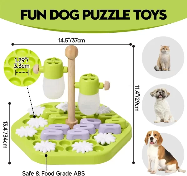 MEWOOFUN Level 4 Dog Puzzle Toy Enrichment Toys for Dogs IQ Training Dog Slow Feeder Interactive Toys for All Breeds - Image 10