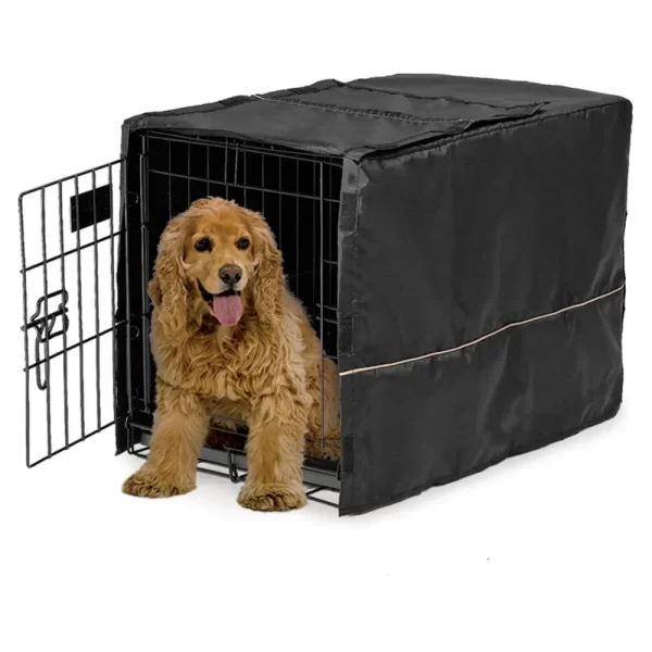 Dog Crate Cover Easy Assemble Privacy Security Comfort 1 2 3 Door Crates Proper Ventilation Visibility Washer Dryer Safe - Image 4
