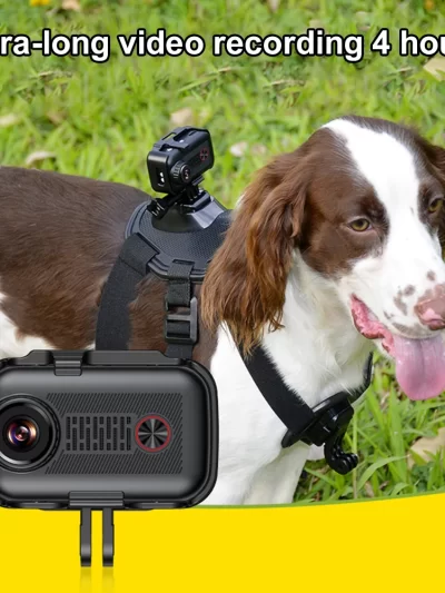 2K Pet Collar Camera with 32GB SD Card WiFi Dog Collar Camera Pet Camera Accessories for Pets