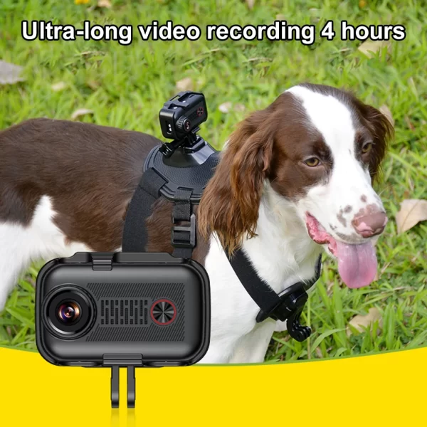 2K Pet Collar Camera with 32GB SD Card WiFi Dog Collar Camera Pet Camera Accessories for Pets