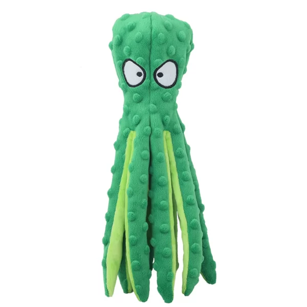 Pet Plush Toy Octopus Dog Toy Bite Resistant Sound Puppy squeaky Octopus Dog Rattle - Image 9