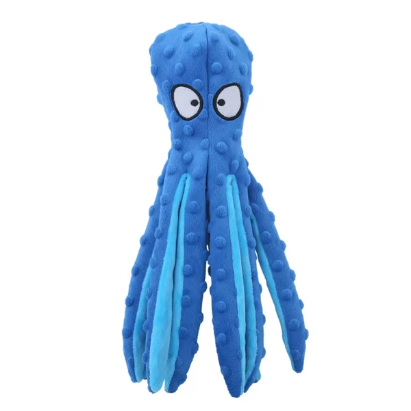 Pet Plush Toy Octopus Dog Toy Bite Resistant Sound Puppy squeaky Octopus Dog Rattle - Image 10