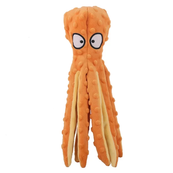Pet Plush Toy Octopus Dog Toy Bite Resistant Sound Puppy squeaky Octopus Dog Rattle - Image 7