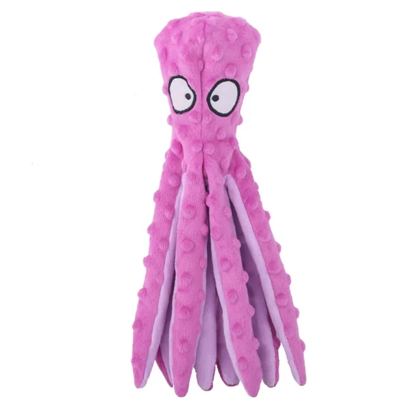 Pet Plush Toy Octopus Dog Toy Bite Resistant Sound Puppy squeaky Octopus Dog Rattle - Image 8