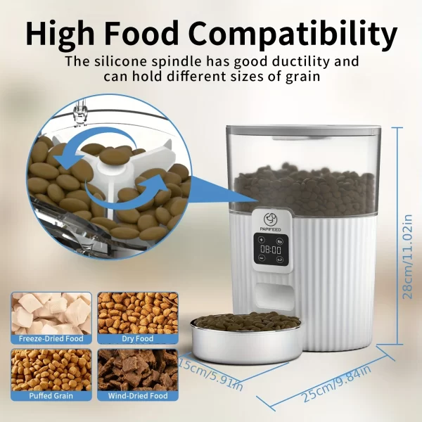 Automatic feeder dog/cat feeding machine wifi/video remote smart pet food dispenser - Image 4