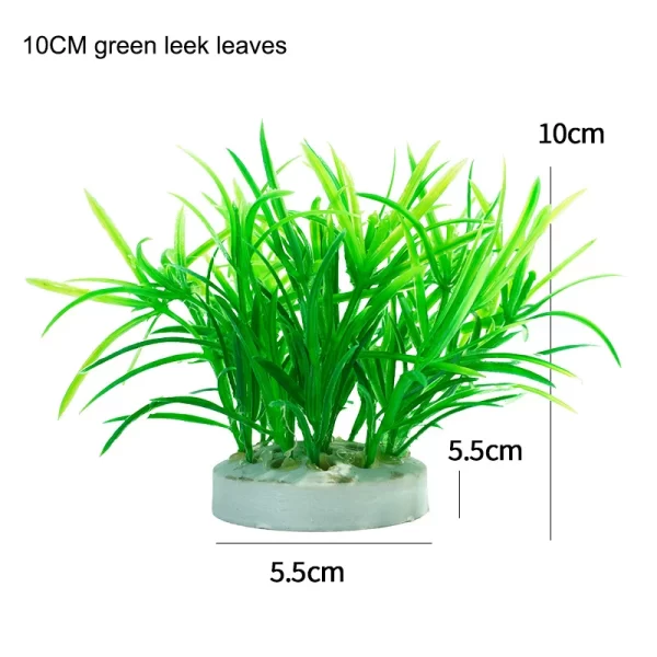 Creative Artificial Underwater Plants Aquarium Fish Tank Aquatic Fake Shrub Green Water Grass Viewing Simulation Decoration - Image 5