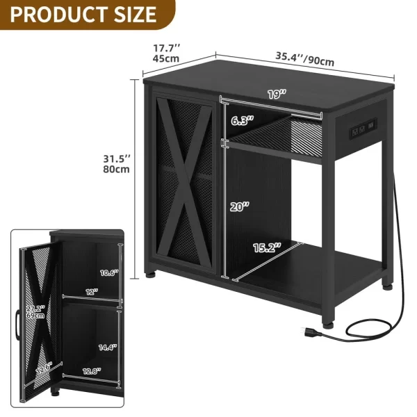3-Tier Fish Tank Stand LED Light Aquarium Stand for 50 Gallon Tank With Storage - Image 4