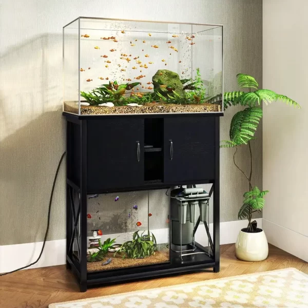 Aquarium Stand with Cabinet,  Fish Tank Stand - Image 2
