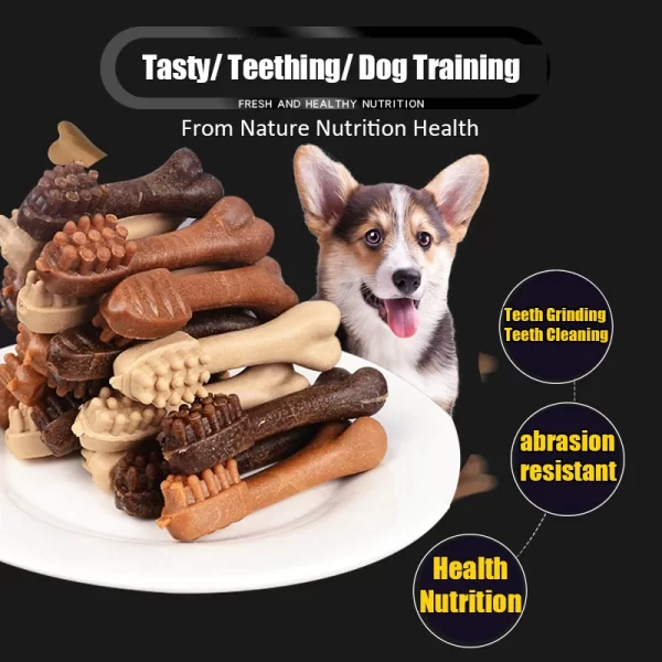 Dog Bruxism Stick Toothbrush Bone Shape Fresh Delicious Nutritious Healthy Adult Dogs Puppy Training Rewards Pet Snacks