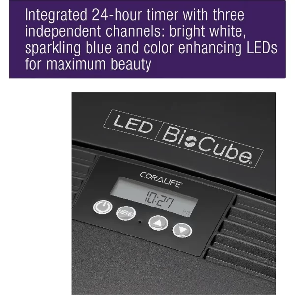 Coralife LED BioCube Aquarium Fish Tank Kit for Saltwater, Marine, Reef or Live Plants, 32 Gallon - Image 4