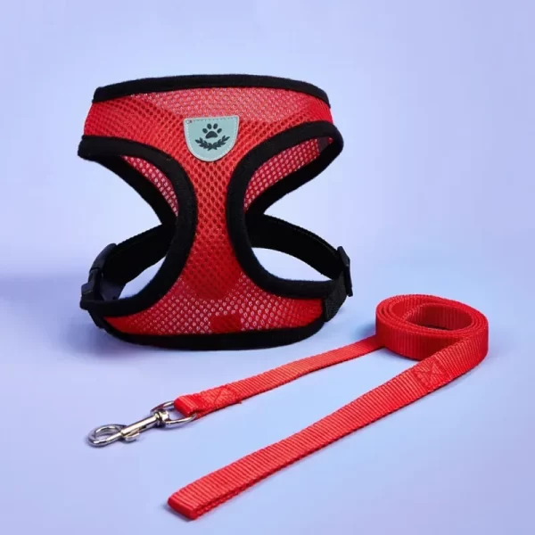Dog/Cat Adjustable Harness Vest Walking Lead Leash For Puppy's Dogs Cats Polyester Harness For Small, Medium Dog and Cats - Image 12