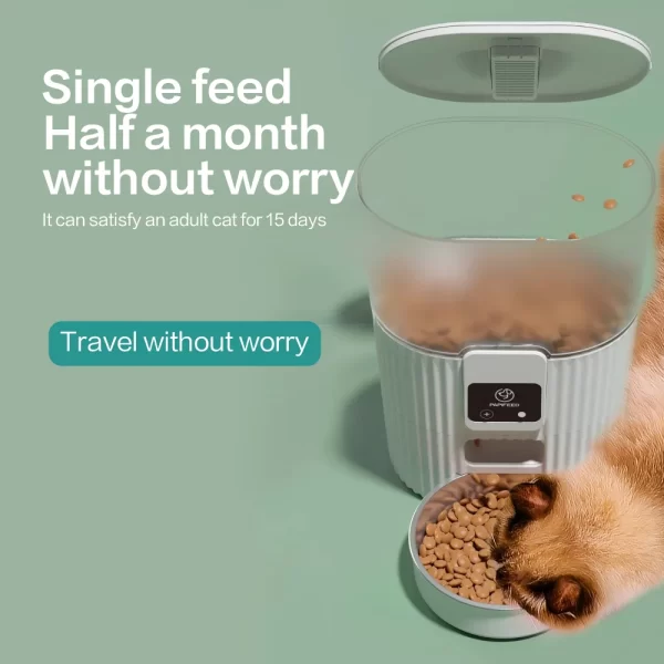 Automatic feeder dog/cat feeding machine wifi/video remote smart pet food dispenser - Image 6