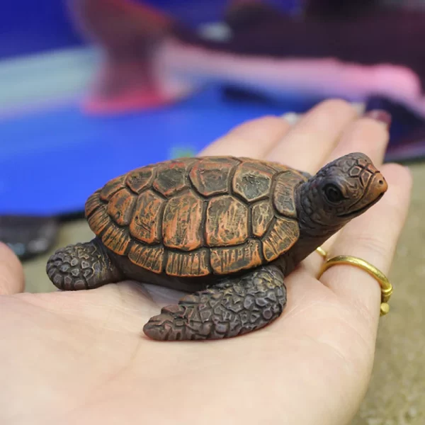 Mini Sea Turtle Model Resin Aquarium Fish Tank Home Landscape Ornaments Decoration Accessories