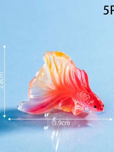 5Pcs Aquarium Fish Decor Tank Decoration Artificial Decorations Toys Goldfish Aquarium Fish Tank Decoration