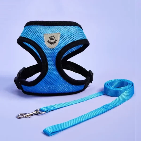 Dog/Cat Adjustable Harness Vest Walking Lead Leash For Puppy's Dogs Cats Polyester Harness For Small, Medium Dog and Cats - Image 13