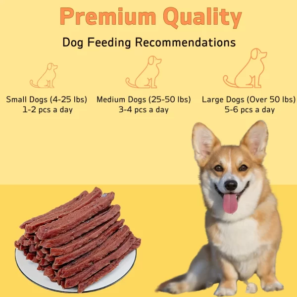 2-Pack Soft Chew Dog Treats For Small, Medium And Large Dogs, Dried Milk Chicken/Duck Sticks, Healthy - Image 4