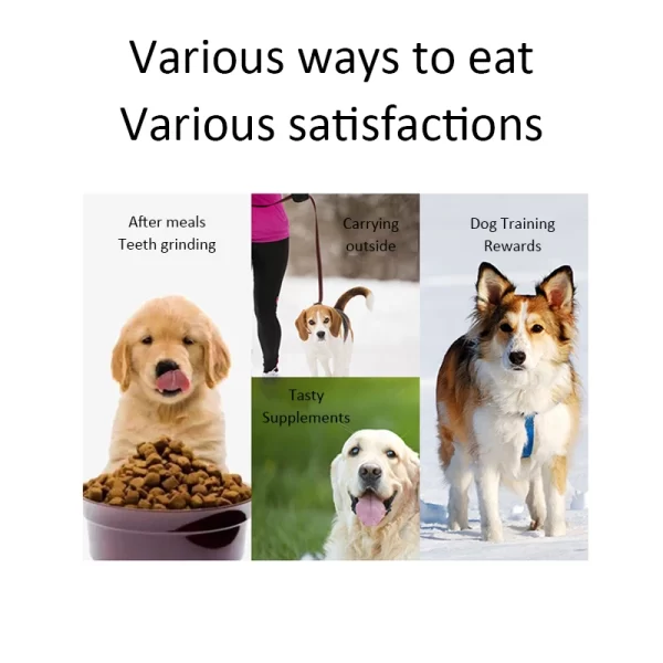 Dog Snacks Teething Stick Mixed Flavors Tooth Cleaning Bone Fresh Breath Adult Dogs Puppy Training Reward Pet Snack Food - Image 3