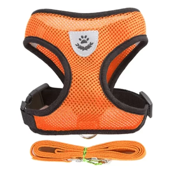 Dog Harness for Small Dogs Adjustable Pet Harness And Leash Set Breathable Vest - Image 7