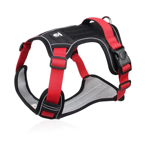 Dog Harness Reflective Medium/Large Dogs Tactical Vest Waterproof Oxford Cloth - Image 8