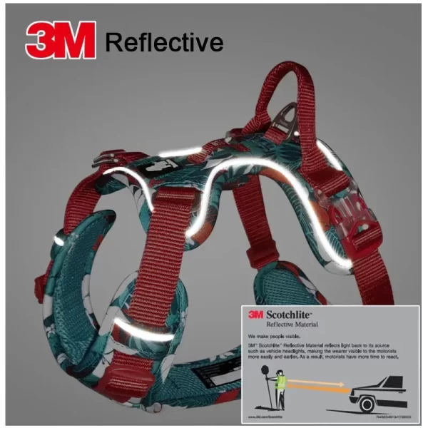Truelove Pet Dog Harness Camouflage Reflective Nylon Special Edition and Upgrade Version Easy to Adjust - Image 7