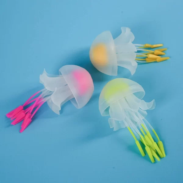 Fish Tank Landscaping Decoration Aquarium Accessories Aquarium Decoration Glowing Silicone Fake Jellyfish Artificial Ornaments - Image 2