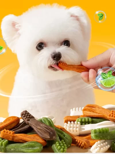 Dental Care with Beef Flavor, Natural Ingredients, Natural Dog Treats, Healthy