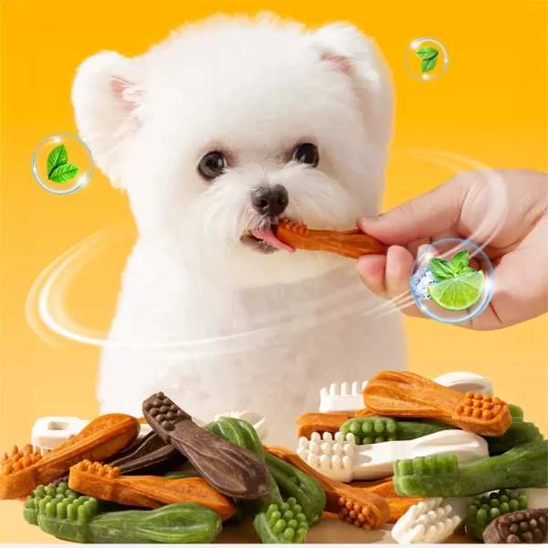Dental Care with Beef Flavor, Natural Ingredients, Natural Dog Treats, Healthy